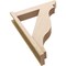 Ekena Millwork 5 1/2-in W x 24-in D x 32-in H Funston Slat Rough Cedar Woodgrain TimberThane Outlooker, Primed Tan OUTUR055X24X32FST24RCPR - alternate 6